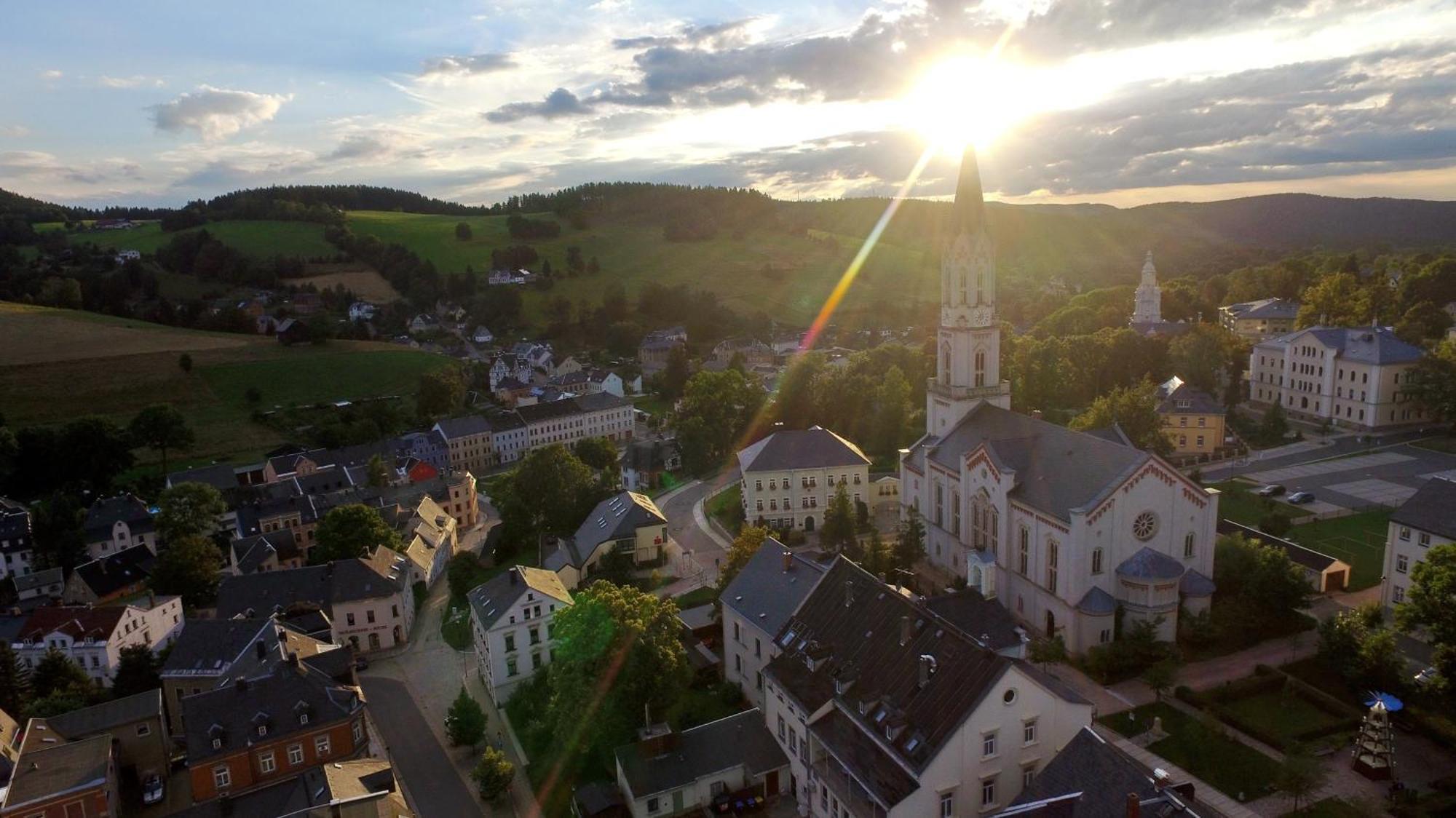 Ferienwohnung Am Bergmannsbrunnen Schönheide Zewnętrze zdjęcie